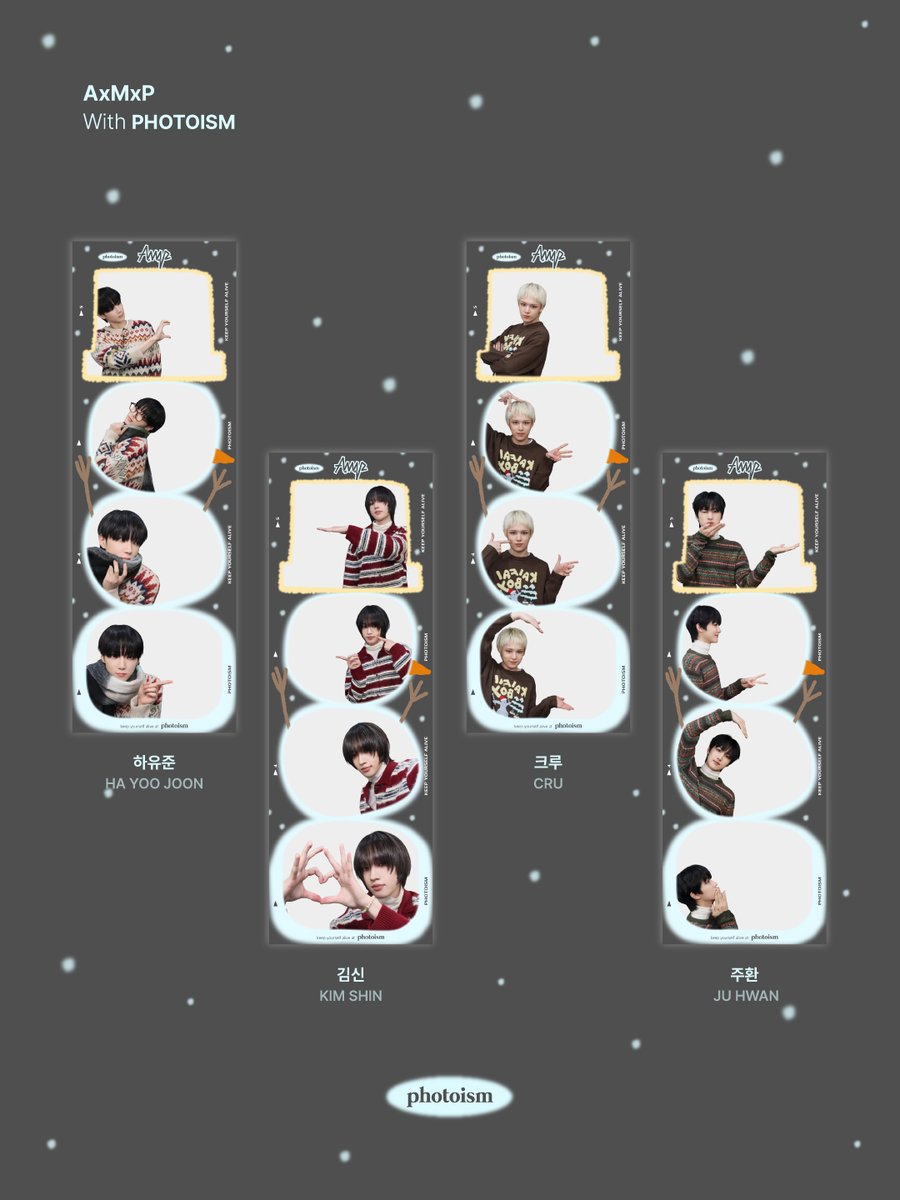 photoism_kr's tweet photo. PHOTOISM X AxMxP
ARTIST FRAME OPEN !

에이엠피 좋아하는 사람 손들어! 📢
 ㄴ 저요🙋저요🙋‍♂️
         저요🐹  저요🐇
헉! 지구가 밤송이가 됐어요 😳

올타임 레전드☆밴드 AxMxP와
포토이즘에서 풋쳐핸즈업 🎸🥁

포토이즘에서 AxMxP와
따뜻한 추억을 만들어보세요 ❄

📆 12/19 - 1/18 https://t.co/mn9cQ5Oqqb