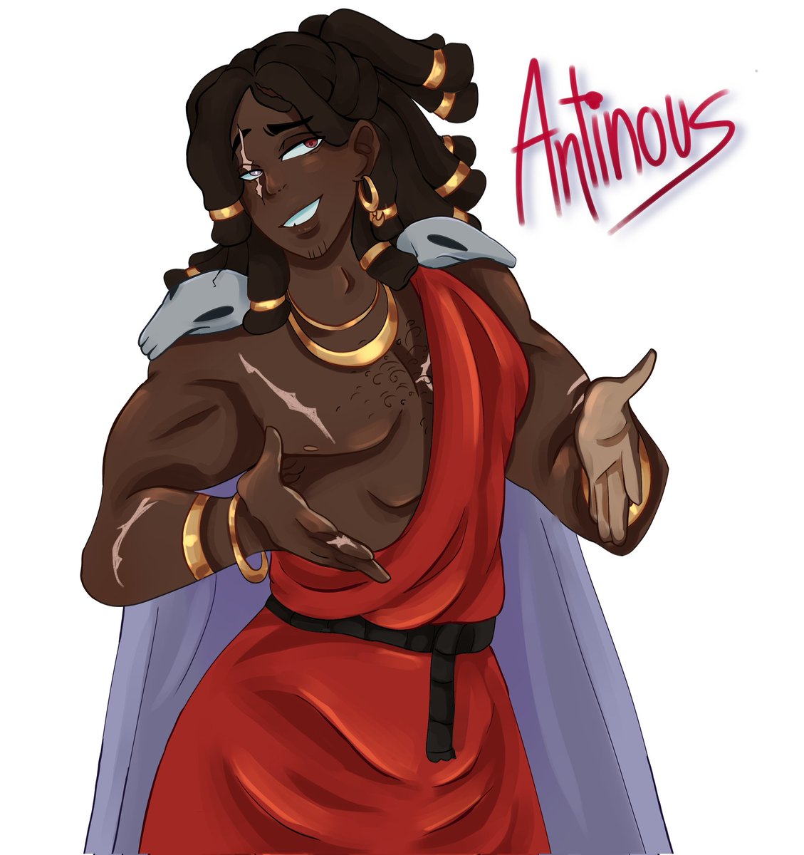 Antinous Design 🏹 

After a suggestion (threat), end this 
#antinous #GreekMythology