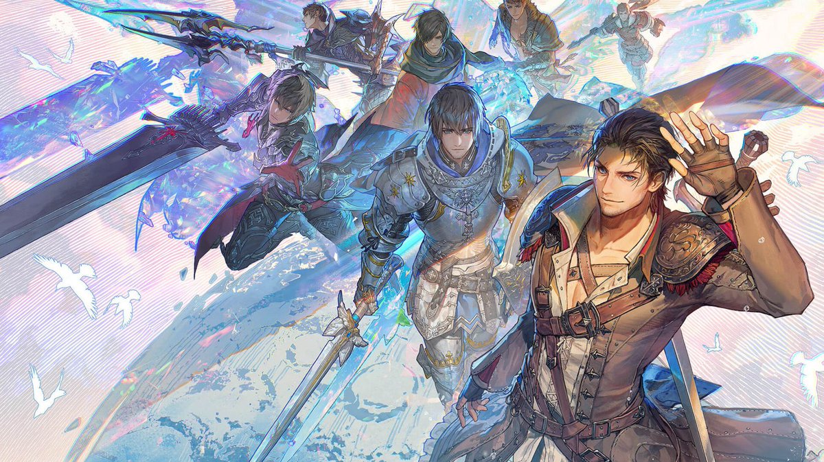 New official art of Meteor from FFXIV A Realm Reborn up until Dawntrail from the CN server side?! 😱