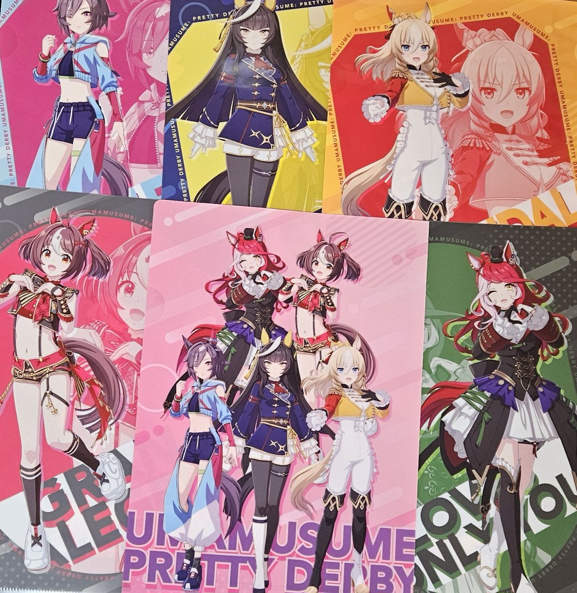 ファミリーマートでウマ娘クリアファイル全種収集完了しました