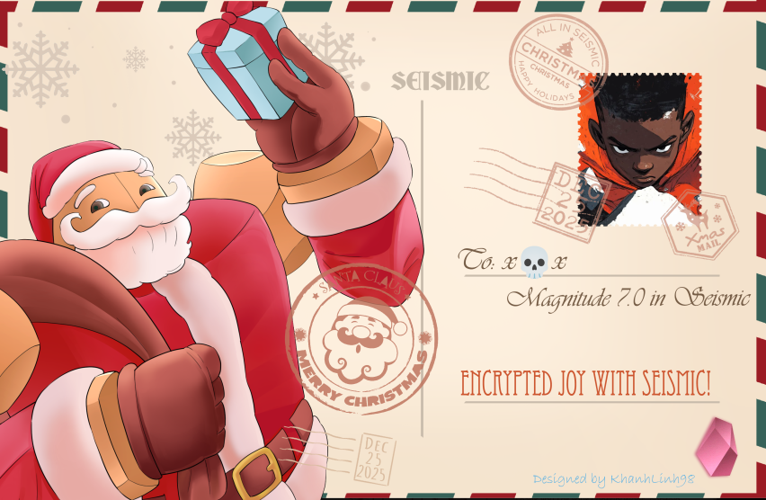 🎄✨🎅 Merry Christmas from the Seismic community ❄️🎁

Huge thanks <a href="/xiaoqingling98/">KhanhLinh</a>  to the creator for this beautifully crafted card a fresh and festive way to spread holiday vibes 🎨✨

Moments like these make the <a href="/SeismicSys/">Seismic</a>  ecosystem feel warm, creative, and alive 🔥