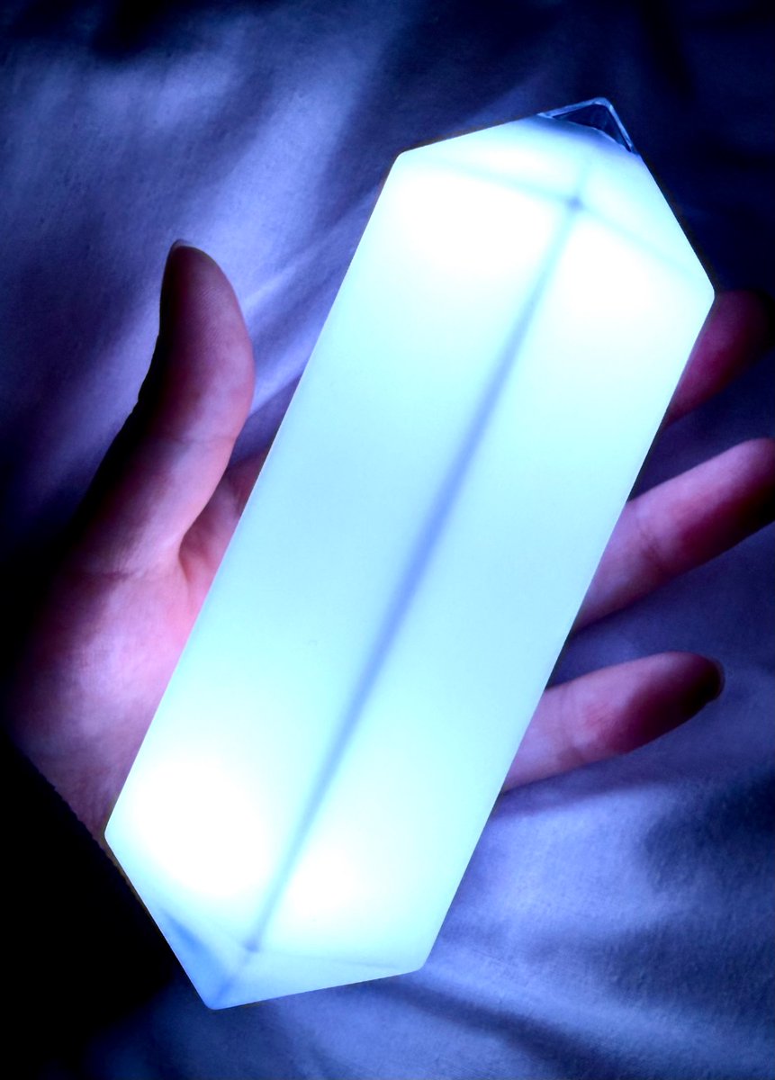 FF14オケコン用の光のクリスタルLEDライトが届いた！画像は加工済