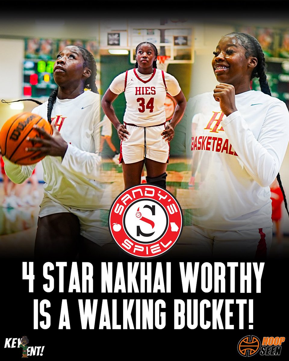 xKeyEnt's tweet image. 2027 Nakhai Worthy showed why she’s ranked No. 41 in ESPN’s Top 100 at Sandy’s Spiel Showcase. Using her 6’2” frame, she dominated the game—scoring efficiently at all three levels while making a major impact defensively both on and off the ball 🔥#keyent
