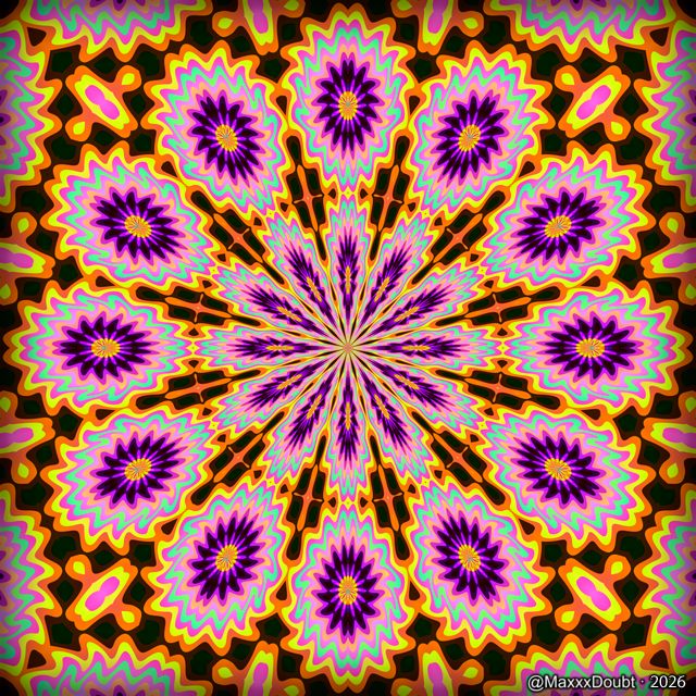 MaxxxDoubt's tweet photo. – Max's Mandalas – 
#mandala #kaleidoscope #generative #imagemagick #packed #generativeart #digitalart #kaleidoscopic #kaleidosaturday 

Shedding Shask https://t.co/QgGRbcMIWy