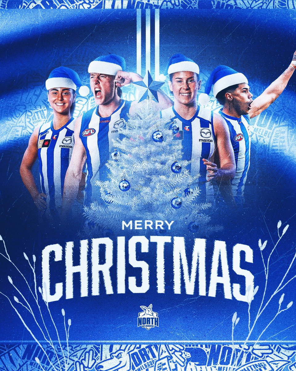 Merry Christmas and Happy Holidays from us to you, Roos fans 🎅🎄

To all who are celebrating, enjoy the naps after lunch, the leftovers for days, the cricket in the morning and (hopefully) all the blue and white under the tree!