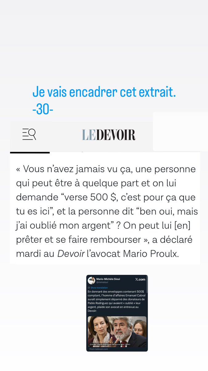 Je vais encadrer cet extrait.
-30-