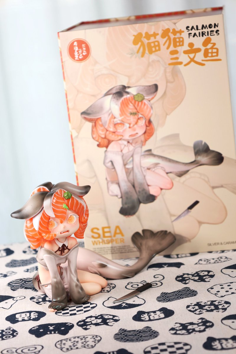 WeArtDoing's tweet photo. Born from the sea, shaped as fairies 🐟✨
Salmon Fairies are now in stock—
Click to get yours👉
https://t.co/2kXtxBBwCU
#CatFigure #SalmonArt #Salmon #weartdoing #食べ物アート #和風デザイン https://t.co/oZUPd75eFV
