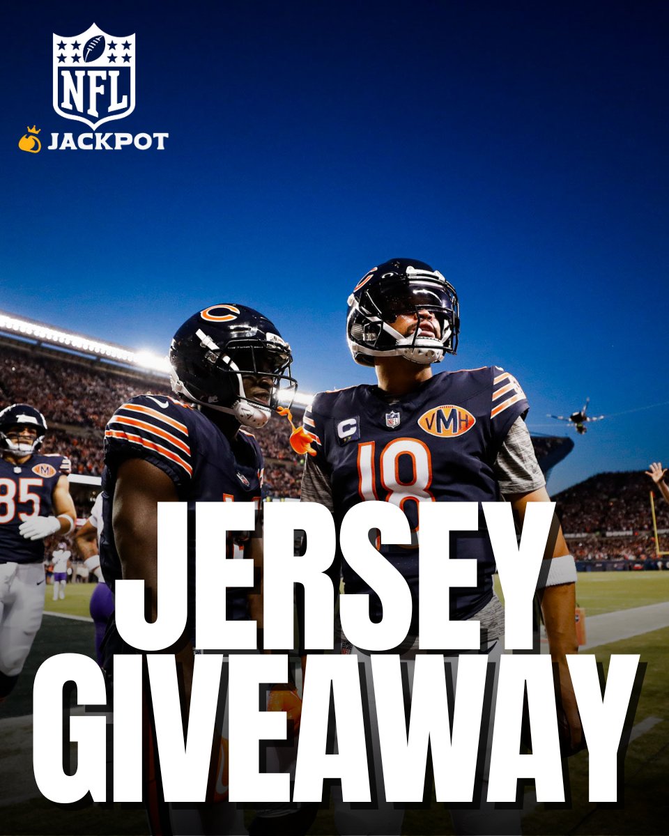 itsfickybaby's tweet image. 🚨JERSEY GIVEAWAY🚨

I’ve teamed up with @JackpotNFL to give away a #Bears jersey of your choice!

To enter is simple:

🐻 Like and Retweet
🐻 Follow @JackpotNFL and @itsfickybaby

Winner will be announced tomorrow!
Don't miss this chance 🚨