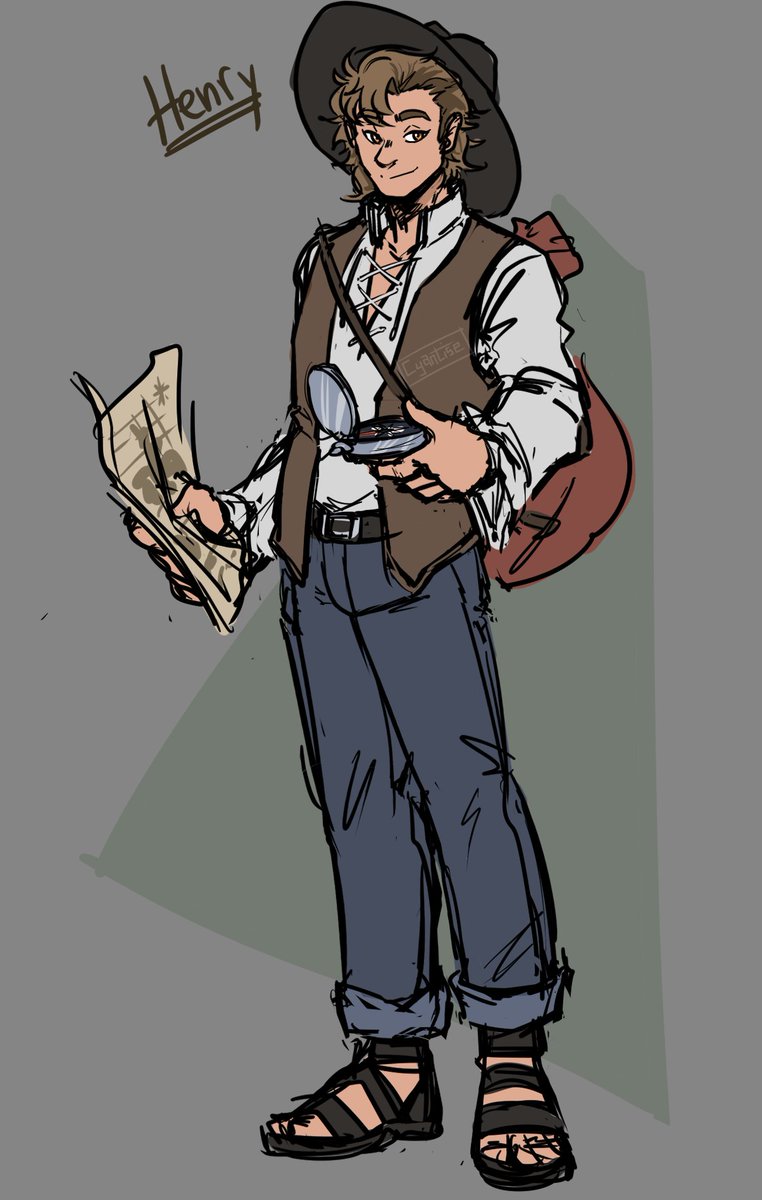 cyantise's tweet photo. Today's slop on the menu is some old One Piece DND characters from an old unfinished campaign I used to do with a couple coworkers https://t.co/06SkcgH0ic