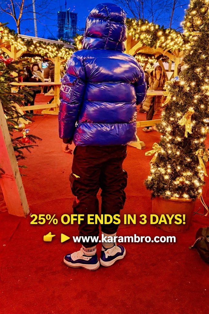25% OFF ends in 3 days! ⏳
👉 karambro.com

#Karambro
#OriginalProduct
#AllPhotosOriginal
#PremiumWear
#WinterStyle
#PufferJacket
#StreetStyle
#LimitedOffer
#25PercentOff