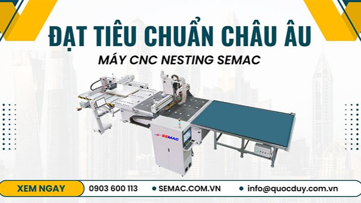 MaySemac's tweet photo. BÁO GIÁ MÁY CNC GỖ CÔNG NGHIỆP MỚI NHẤT 2025
Nhiều loại máy CNC: Router 1 đầu, 2 đầu, máy phay khoan cắt ván thay dao tự động, CNC Nesting 4 đầu, máy cưa Panel Saw
🔗https://t.co/ruSovILn1N
#maychebiengo #semac #maycatgocongnghiep #maycnc #maycuapanel https://t.co/cA7RqFIjpu