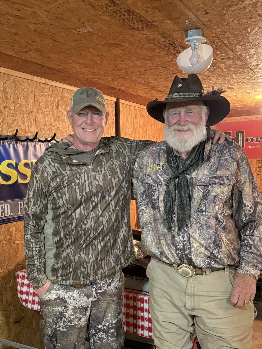 Got to spend some time in camp with legend Larry Weishuhn known as MR Whitetail in Texas last week. He was hunting Carmen Mtn Whitetail and I was hunting desert mule deer, coyote and javelina. Great guy, still tough as nails and a great shot. 

<a href="/TeamHornady/">Hornady</a> 
<a href="/MossbergCorp/">Mossberg</a>