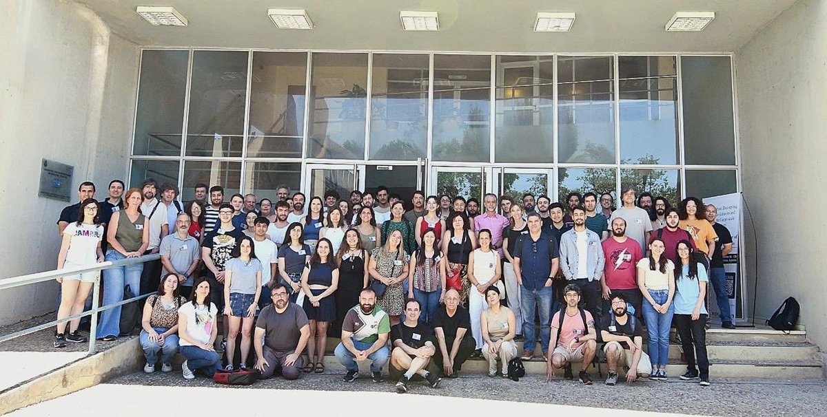 ndpprocs's tweet photo. Quite exited to have hosted our homage for Diego Lambas at IATE, who turned 65 this year, who pushed our institute and Argentinian cosmology through the years; this is a historic meeting set to become a classic, regardless of Diego actually retiring ;-) https://t.co/AtSRLO9nai