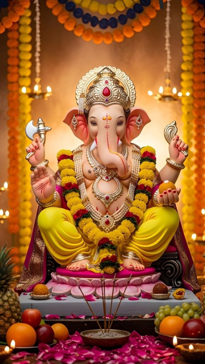 हे गजानन गणपति देवा, विघ्नहर्ता सुखकर्ता,
शंकर-पार्वती के पुत्र, बुद्धि-विद्या के दाता।
लंबोदर एकदंत, मोदकप्रिय मूषकवाहन,
सिद्धि-विनायक प्रभु, कृपा करो भक्तों पर।
संकट मोचन जगवंद्य, प्रथम पूज्य गणनायक,
तुम बिन अधूरा हर कार्य, जय हो तुम्हारी सदा।
श्री गणेशाय नमः!🙏🏻
जय सिद्धि