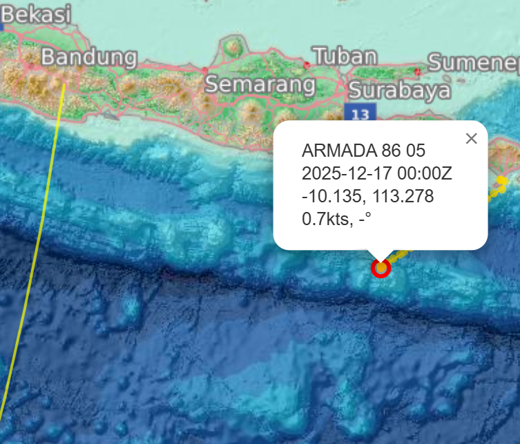 <a href="/LabratSR/">Kevin Rupp</a> Makes sense - still close to port in Bali if anything is not working as it should. And they're not in too deep water yet.