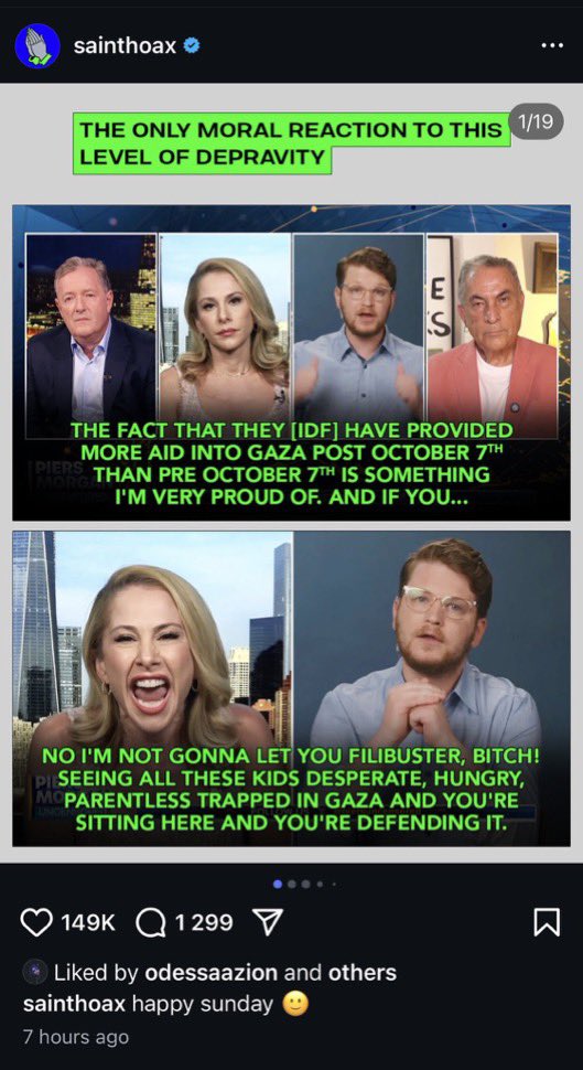 HorrorHijabi's tweet image. This is so dumb?? Odessa has been extremely outspoken for Palestine and has clearly educated herself from her teen years (which literally the worst I’m seeing is her selling a shirt??) for these four screenshots there are 100x more of her being loudly pro Palestine.