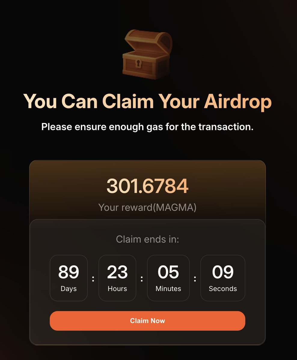 SuiInsiders's tweet photo. Magma Airdrop is Open for Claim!🪂

Claim here👉 https://t.co/ScMiEenzWj

Like, RT and Drop your $SUI wallet address👇

#Sui #Airdrops #Magma