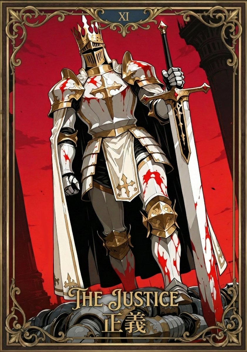 オリジナルタロットカード No.Ⅺ 正義