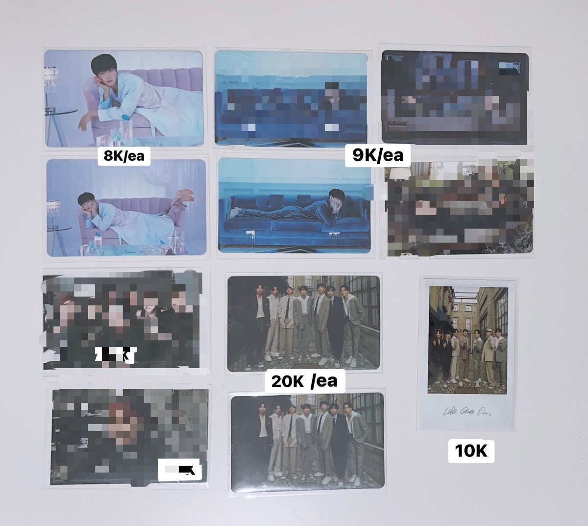 Help Rt 💕 clearance sale!

♡̷ want to sell .ᐟ

   ✵ photocard BTS𓍯៹

— good condi
— exc adm + pack
— co 10k
— depok

𖥻 wts pc taehyung jin suga jk be compact ly answer mots her o l s galaxy std standard rebahan be dnw proof dicon wings butter samsung rm jungkook  mots ynwa