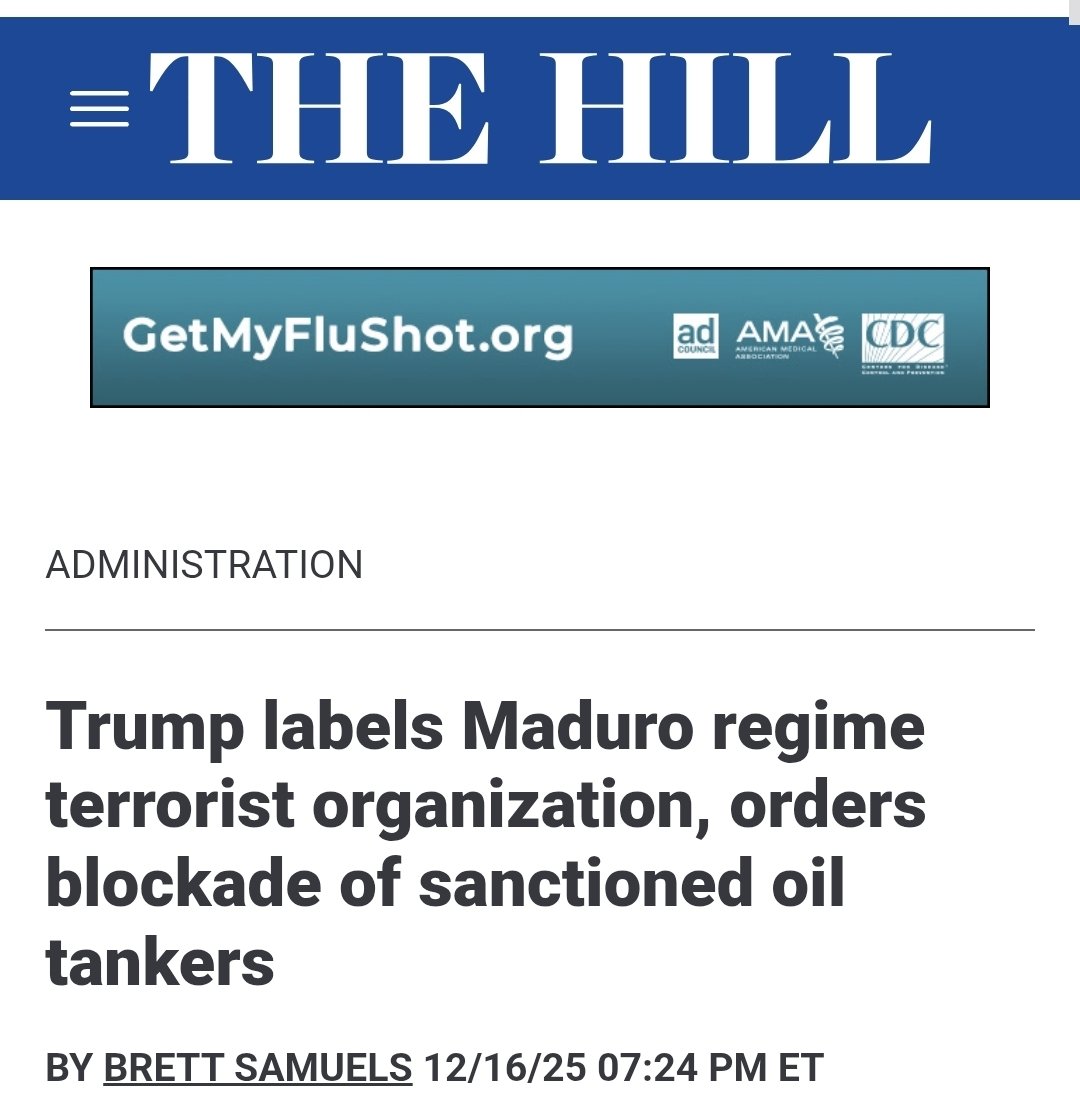 Otro detalle nada menor, es que Trump designa a TODO el régimen venezolano ilegítimo y narco, como una organización terrorista foránea.
Se acabó el debate sobre si Maduro está asociado o no al Cártel de los Soles o si coordina el Tren de Aragua. Todo se simplifica.
El régimen en