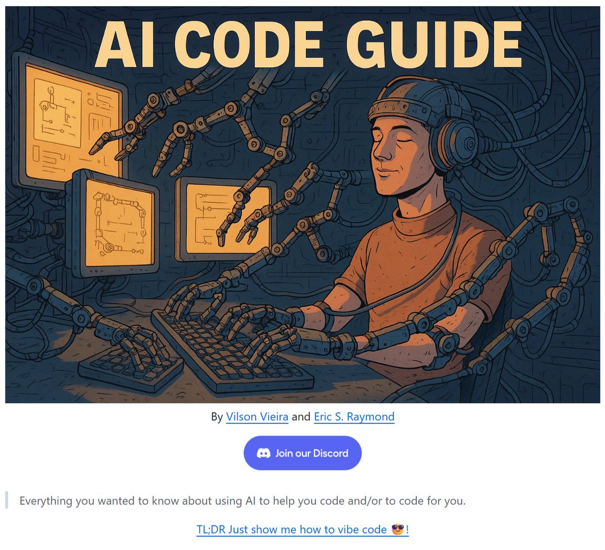sitin_dev's tweet image. I dug up 4 great open-source GitHub projects that make this workflow actually work in practice:

• AI Code Guide – a roadmap for non-coders to adapt to AI-first development

• Vibe Coding Prompt Templates – structured prompts that force PRD + planning before code

• Vibe…