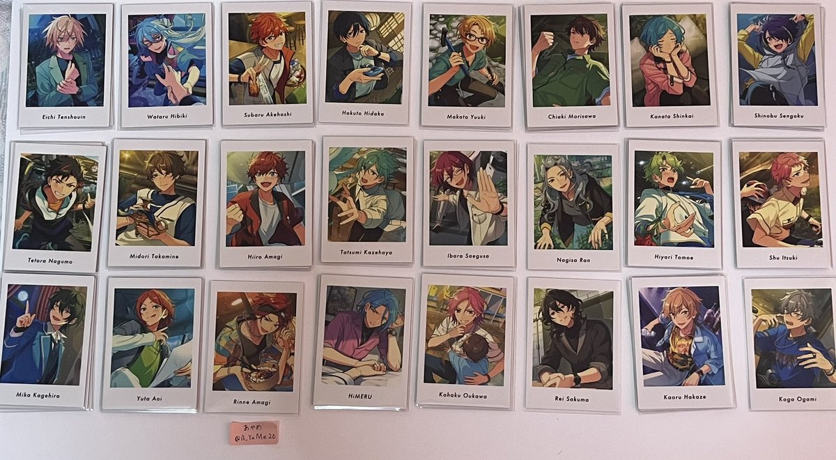 交換】 あんスタ ぱしゃっつ vol.6 、5 9周年 譲) 英智、渉、弓弦