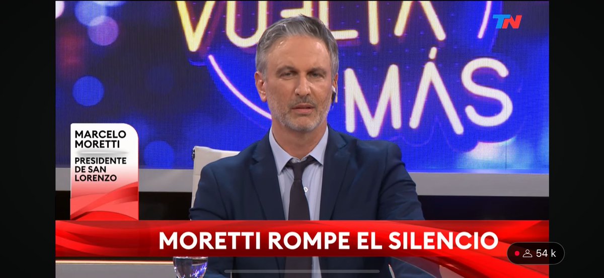 #AHORA | <a href="/morettimarcelo/">Marcelo Moretti</a> rompe el silencio en <a href="/todonoticias/">TN - Todo Noticias</a>.