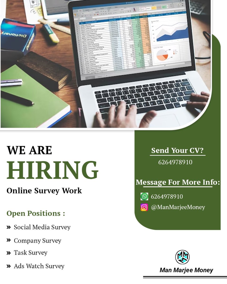 Mr_mesh_thakre's tweet image. HIRING ALERT: [ Man Marjee Money ] is looking for a Remote [ Task Work ]!
Yes, you read that right. Full-time, 100% remote. 🏡
The Perks: Health benefits, competitive salary, and unlimited vacation days (yes, really!). 
#HiringNow #FullTimeRemote #JobOpening #DistributedTeam