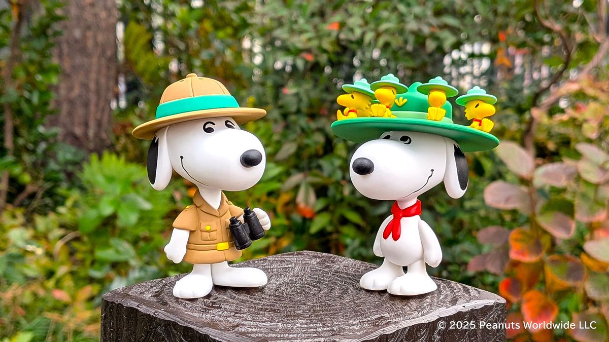 Today's SOLAMACHI】 UDF PEANUTSの新作SERIES 18から、双眼鏡を手に