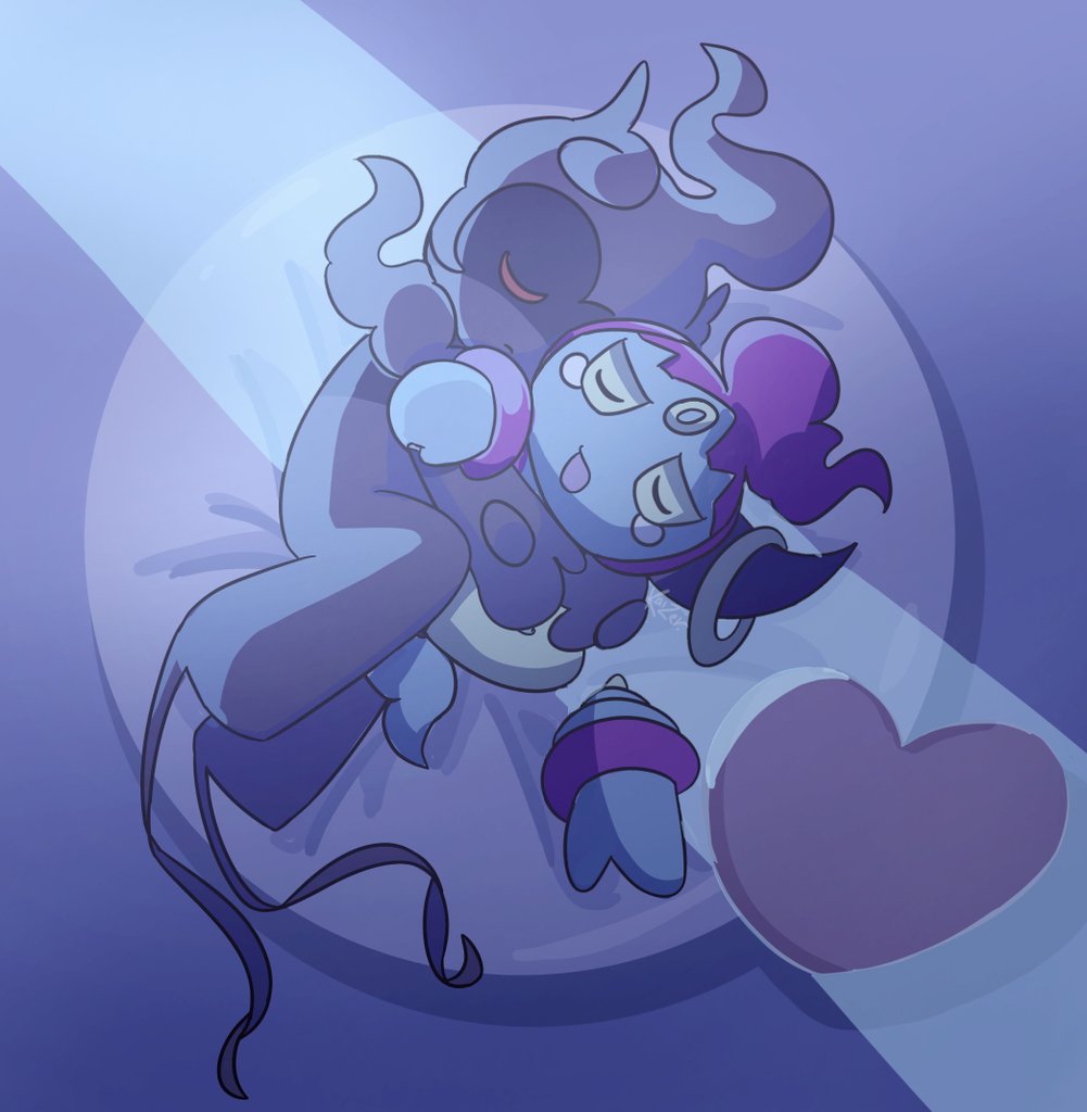 marshydallows's tweet image. Day 29; Sleeping 💤
This can be considered a ship if you like it!

#Marshadow #hoopa #Pokemon