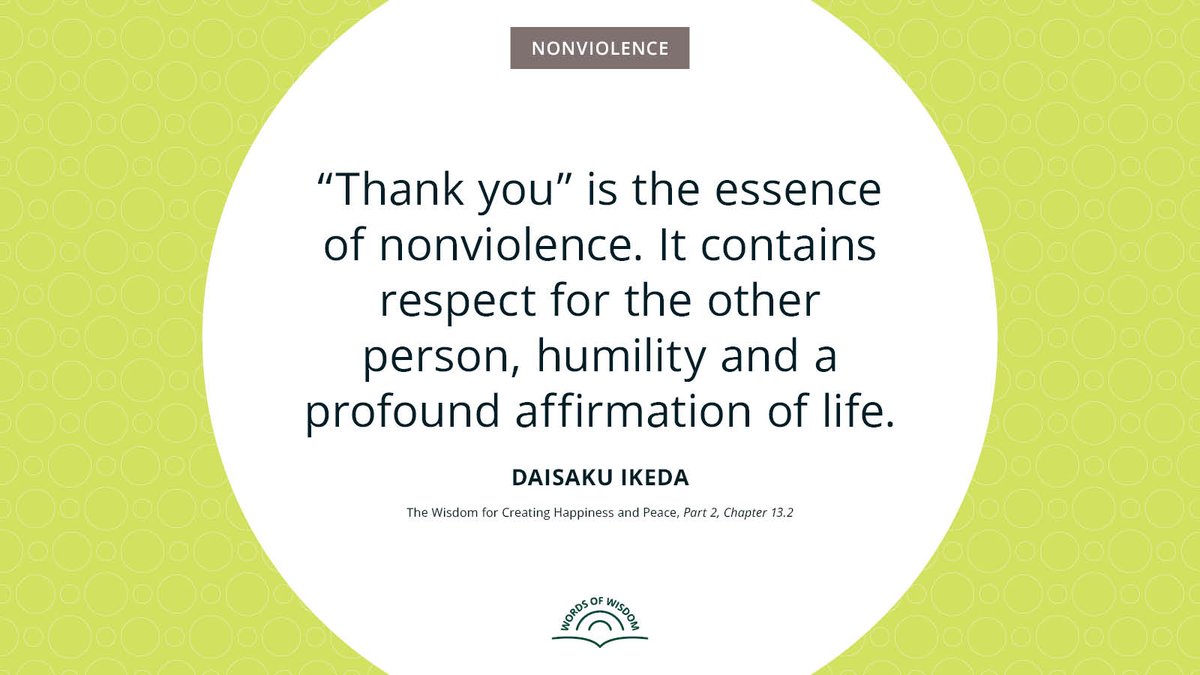 daisakuikeda_of's tweet photo. Showing appreciation is one of the greatest gifts we can give to others.

For more quotes: https://t.co/w8bf5ZVphS

#Nonviolence #DaisakuIkedaQuotes #WordsofWisdom
#PeaceThroughDialogue https://t.co/xkc4S6njIU