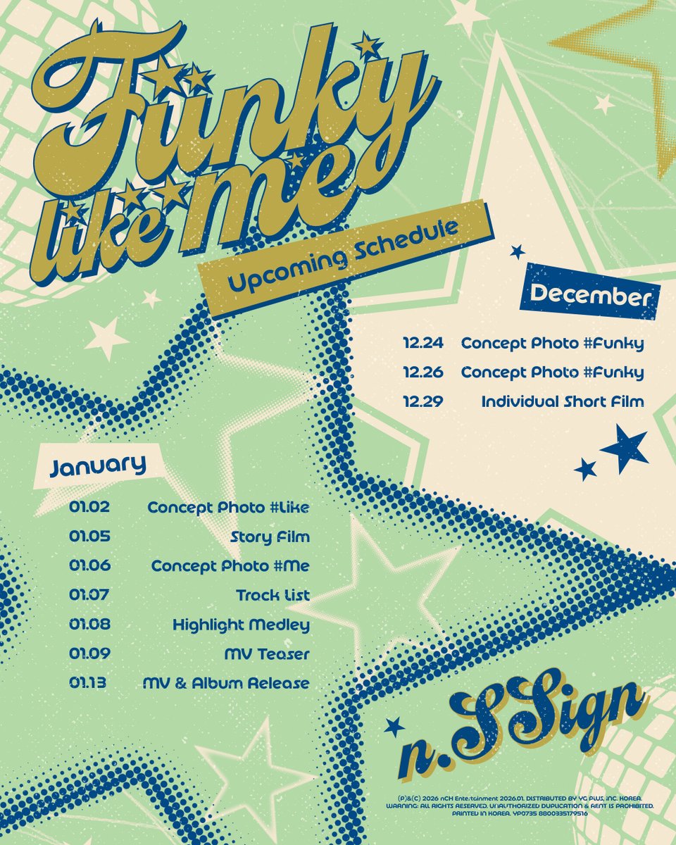 n.SSign 'Funky like me'
SCHEDULER

🎙️ 2026.01.13 6PM Release

#nSSign #엔싸인
#Funky_like_me