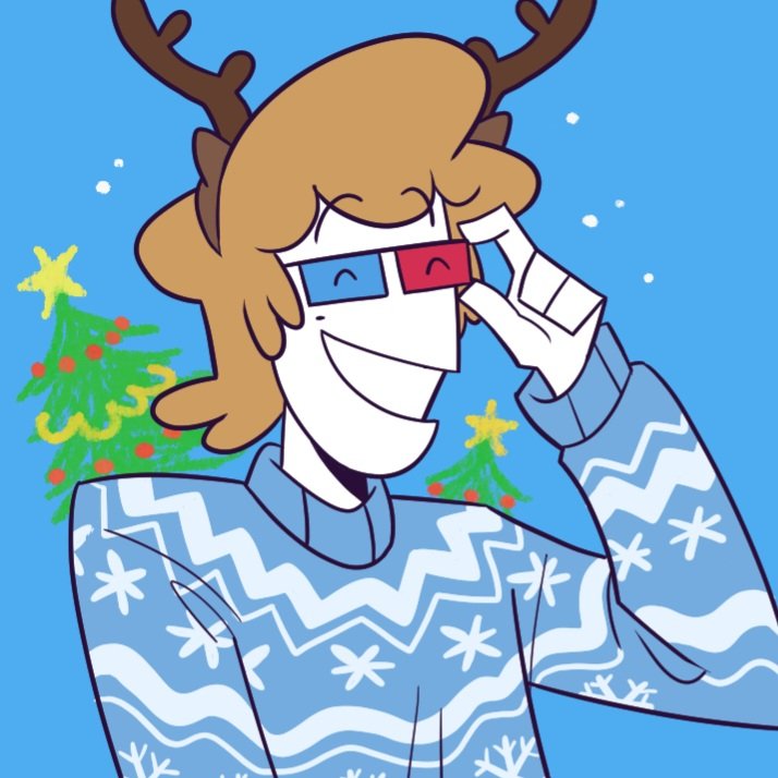 vilm46's tweet image. Christmas pfps!!! (I'm so late for this 😭) #spookymonth #spookymonthfanart