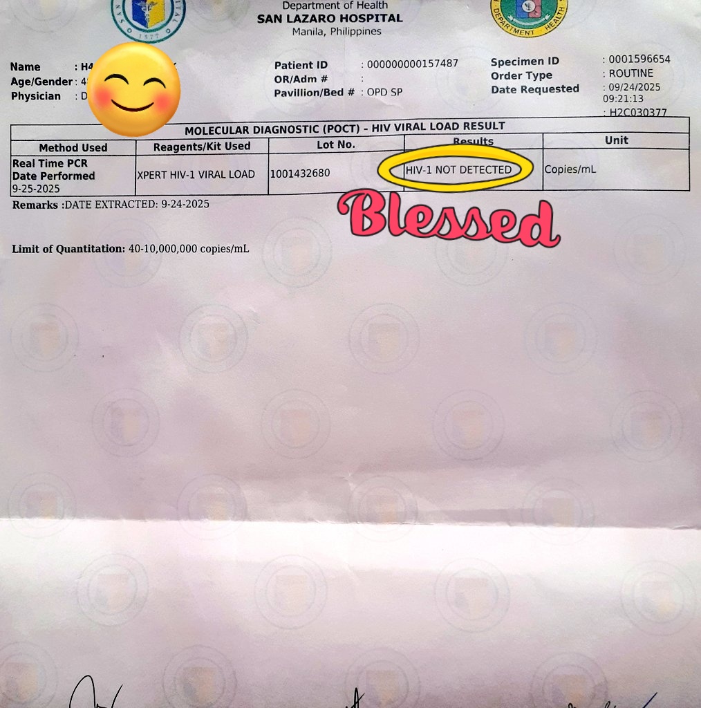 DizonAlain's tweet image. Thank you, Lord! Still undetected, uninfectious, and healthy. U=U pa rin. 😍🙏😉

#FitPoz #UequalsU #19years
