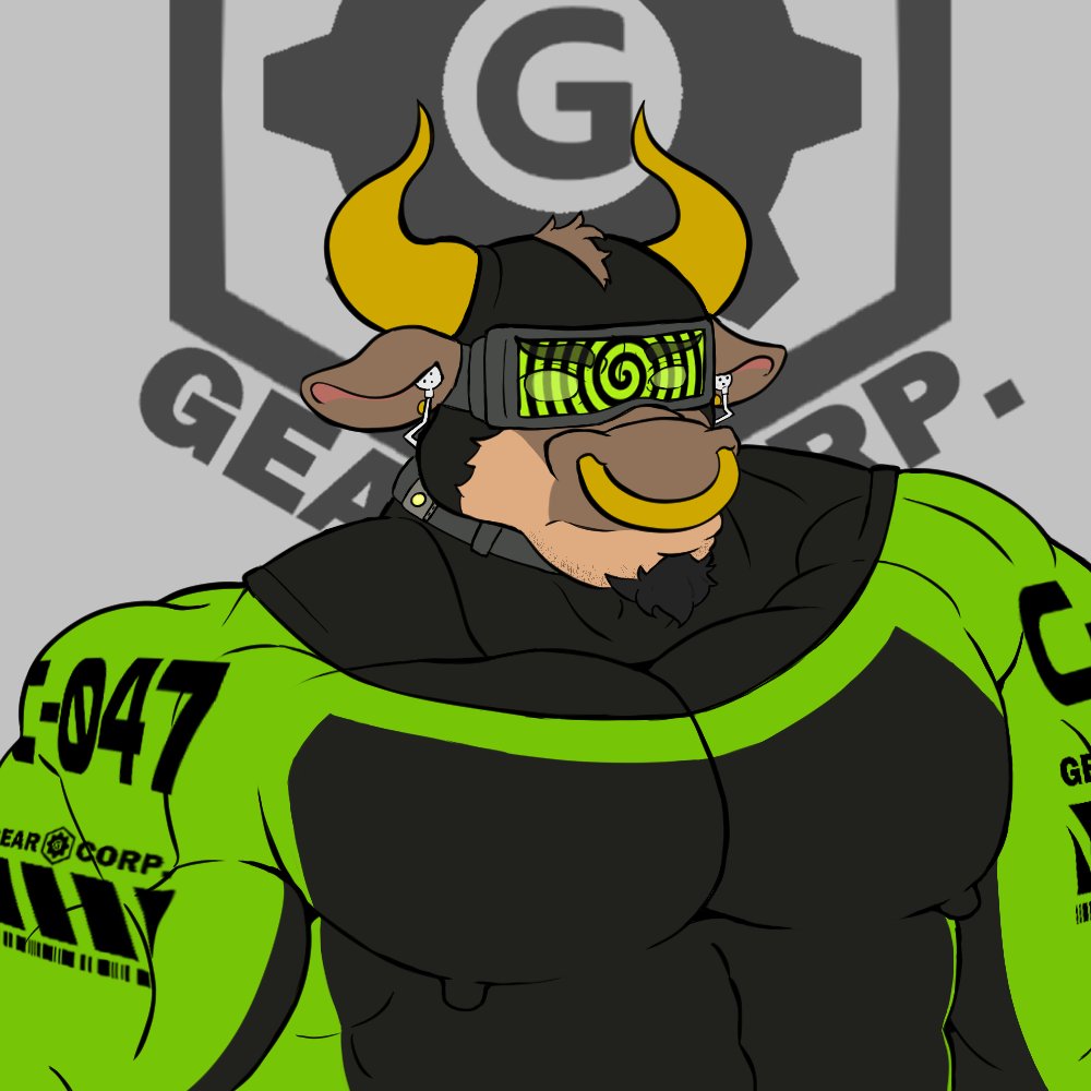GLORY TO GEAR CORP! Mac decided to take a quick shortcut down a dark alley when he was going home from work late that night. Next day all he is now is an obedient Gear Corp drone. Just a mindless cog in the machine!

Gear Corp concept by <a href="/Kemono_Haru/">Haru - 'C-069' - The Musky Husky</a>