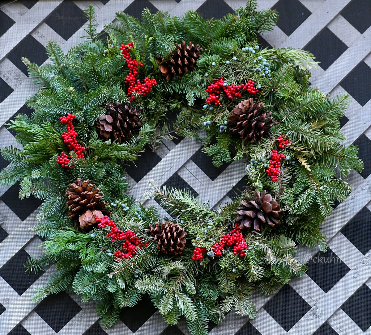 catjkuhn's tweet image. #ArtAdventCalendar Day 16 🌿❤️
#Wreath #ItsAlmostChristmas #HappyHolidays