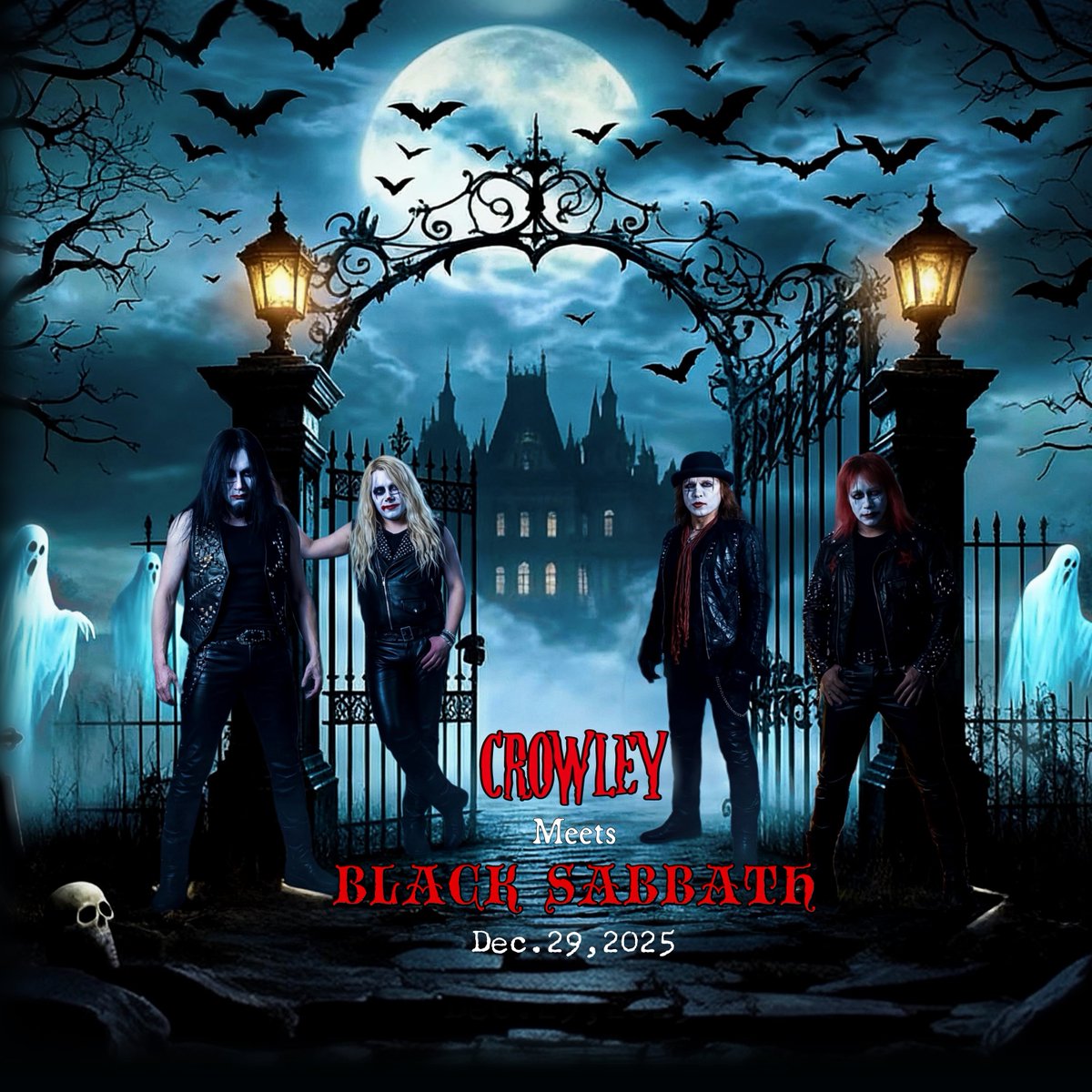 2025年はCROWLEYで締めくくりましょう！ 2025年12月29日CROWLEY LIVE