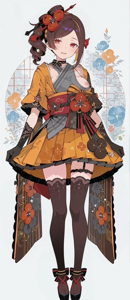 RT @aoi_and_yuna: 千織さんSFWイラスト