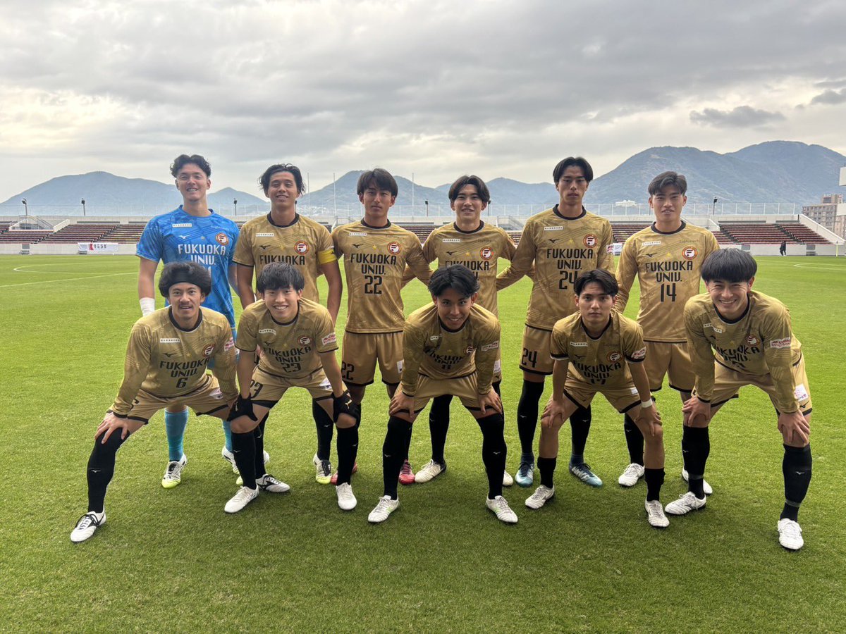 福岡大学サッカー部 前半キックオフ⚽ 🏆 ASTRO SPORTS presents 第74回全日本大学サッカー