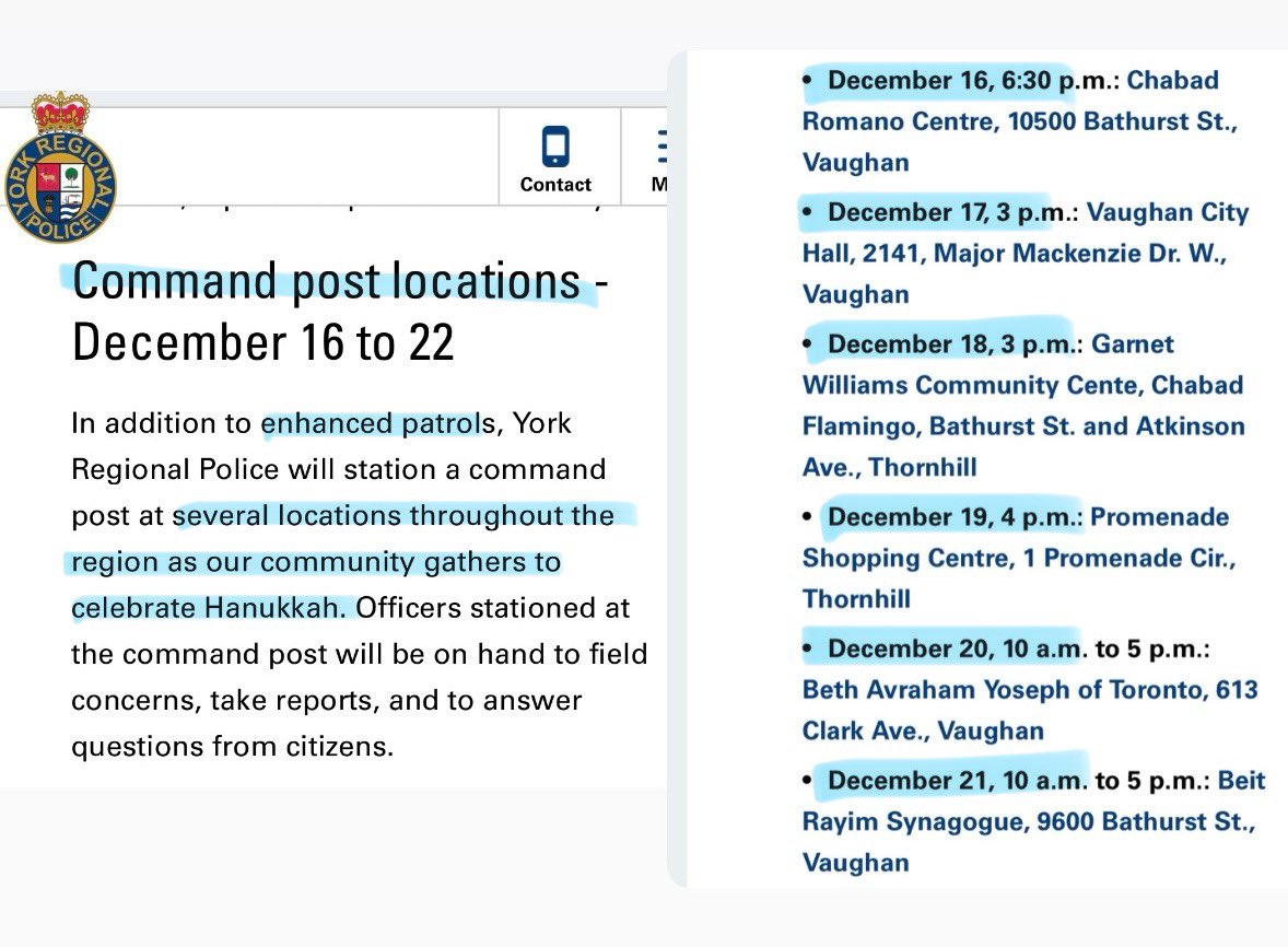 It’s seriously messed up that in Canada, police are now setting up COMMAND POSTS in Jewish neighbourhoods as they celebrate Hanukkah. 

This is not normal, and shouldn’t be. 

Don’t become normalized to this. WAKE UP. We have a MASSIVE problem 🇨🇦