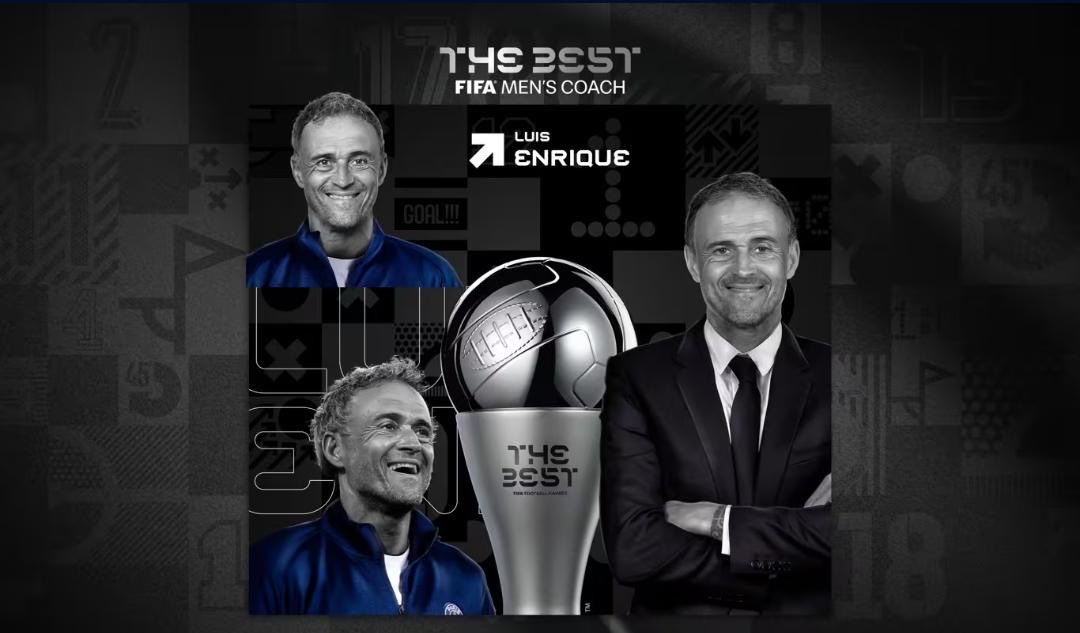 tv_TheNationTv's tweet photo. Spanish Coach, Luis Enrique, wins The Best FIFA Men's Coach 2025!

#FIFA #FifaFootballAwards #TheNationTv https://t.co/nPwGya7GVu