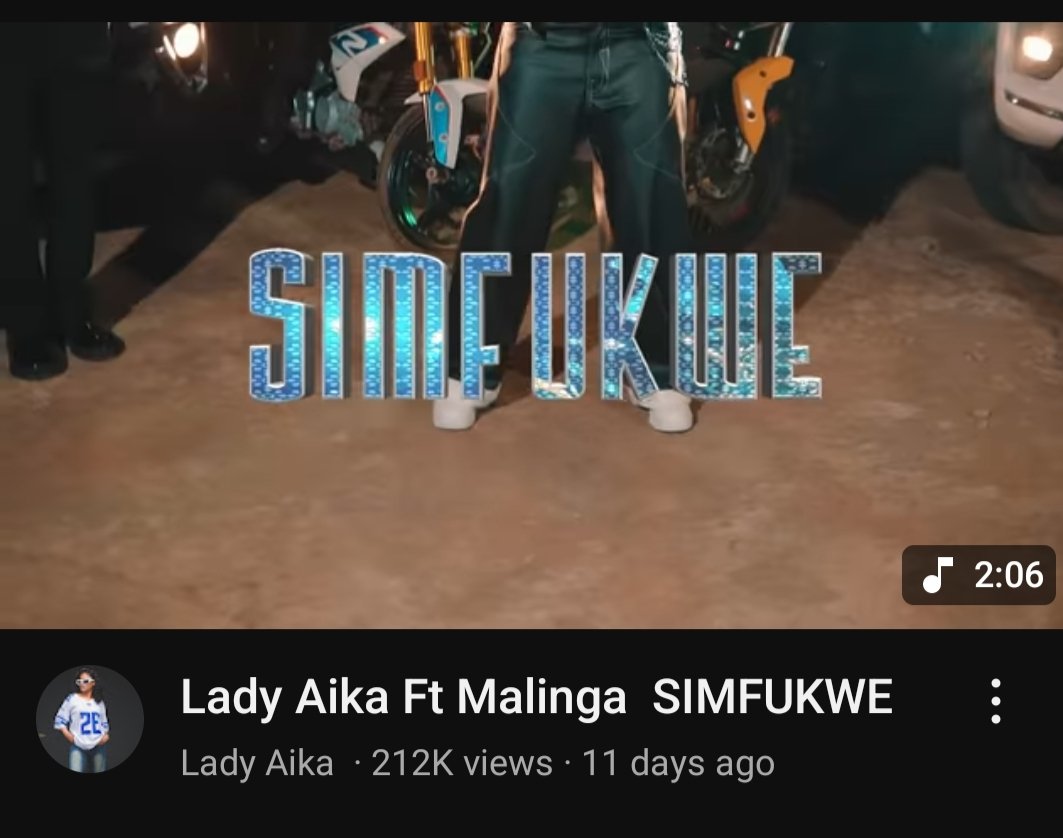 Daily ndumaonela this track ntima umangoti dyoko dyoko i think mu track iyi muli konda ine 🤣🤣🤣🤣koma ili nyatwa "simfukwe" by aika