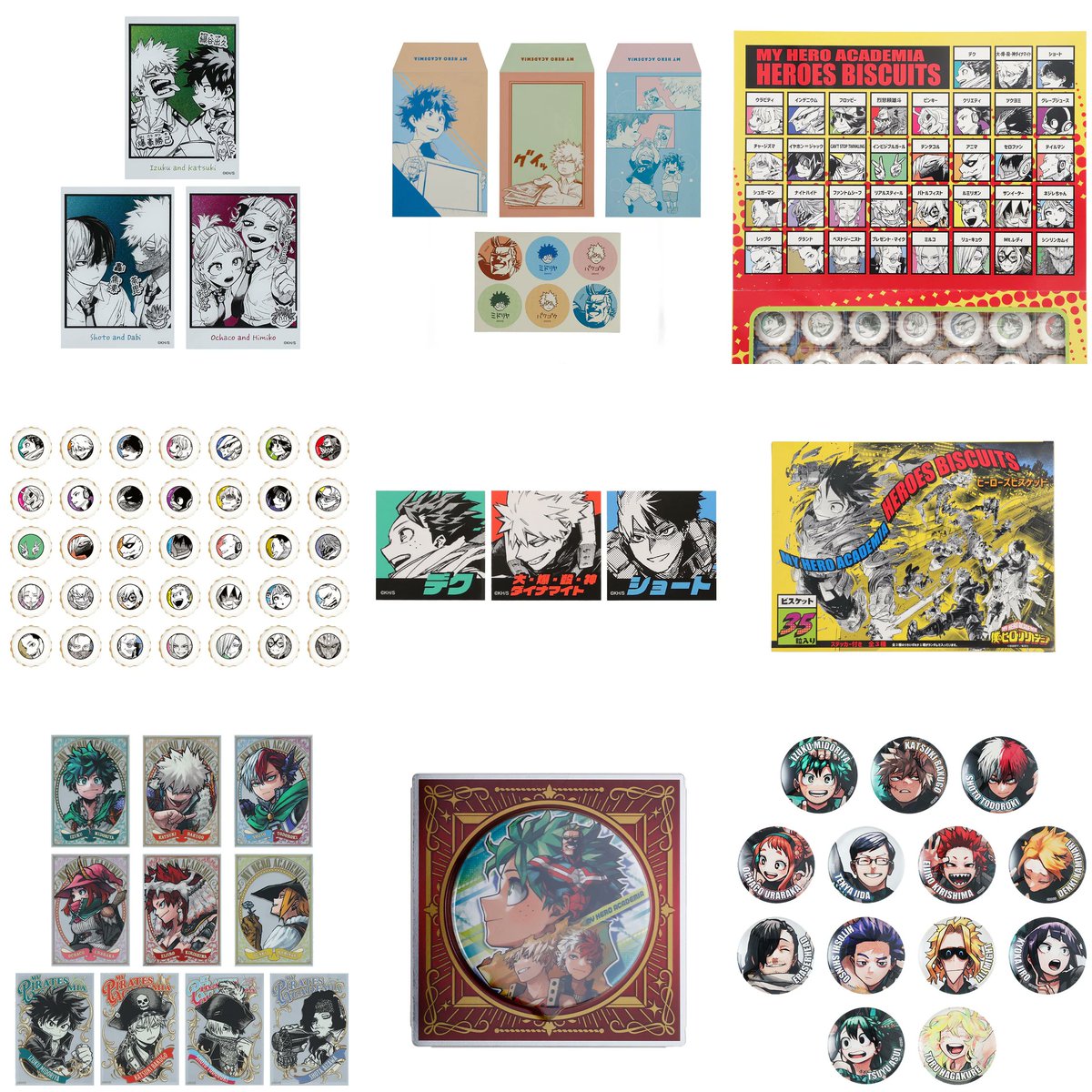 僕のヒーローアカデミア』 ・ガラスマグネットコレクション 第1弾 ・箔