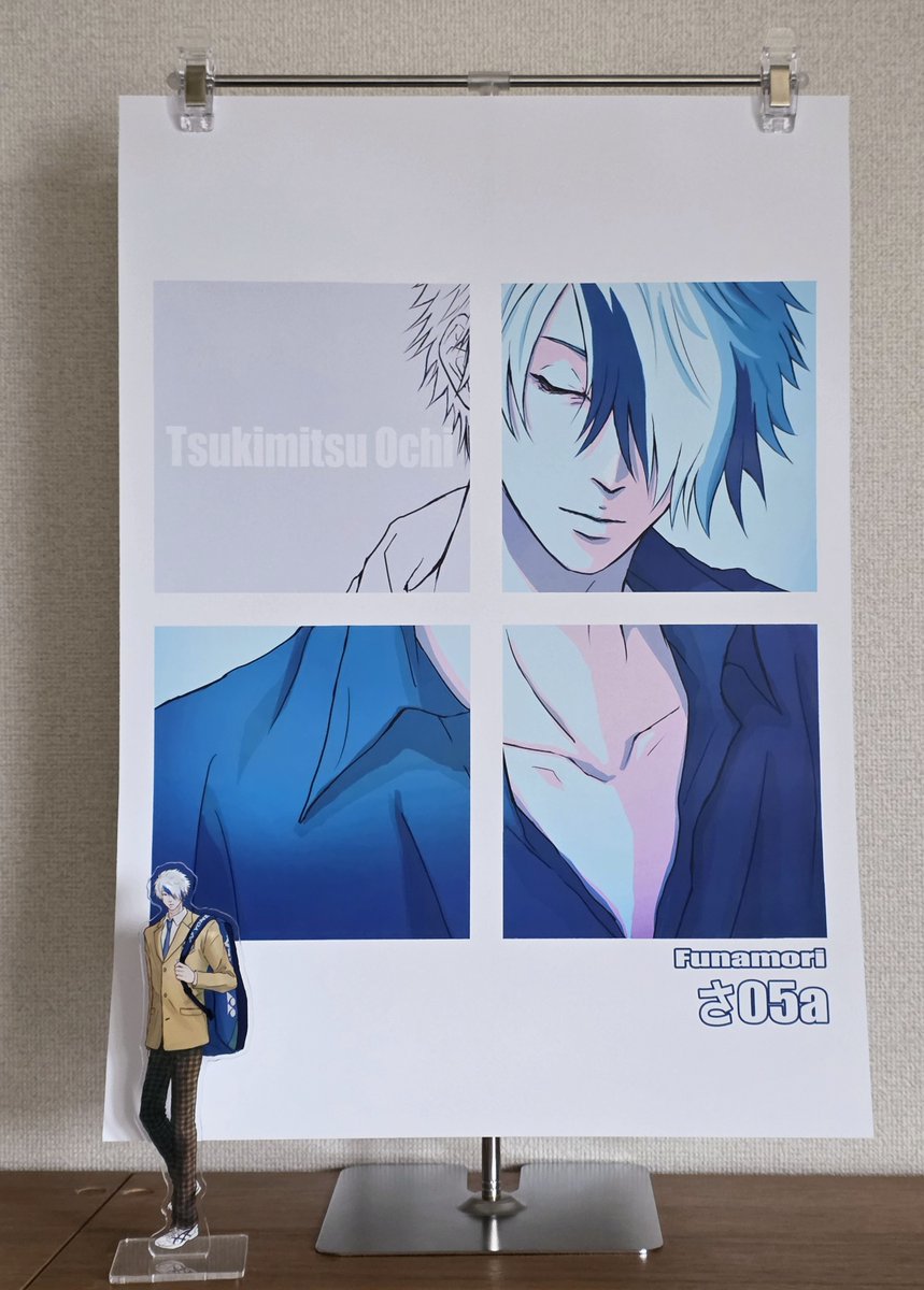 ご確認用です(*'▽'*) 卓上ポスターが届いたので早速飾ってみました(初ポスターにはしゃぐ