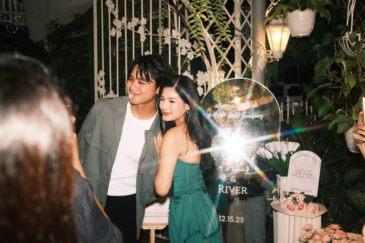 tayzriel's tweet photo. ANG AESTHETIC NG PICTURES. tangina nyoooooo idc about the noise, successful ang m&amp;g!!! 

Happy AZVER Wednesday 
#AZfoundherfoRIVERduo https://t.co/y6kxpPr4IO