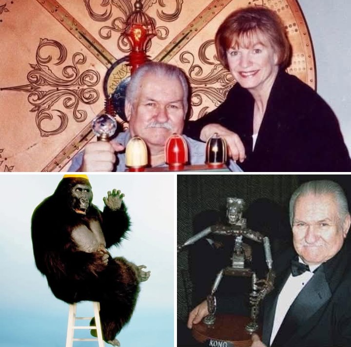 We got the terrible news from several friends, that Bob Burns has passed away at 90.

Bob played a gorilla in numerous TV shows and movies, but he was the biggest collector of movie and TV props in the world. When no Studio gave a damn, he was there. Our Museum would not have