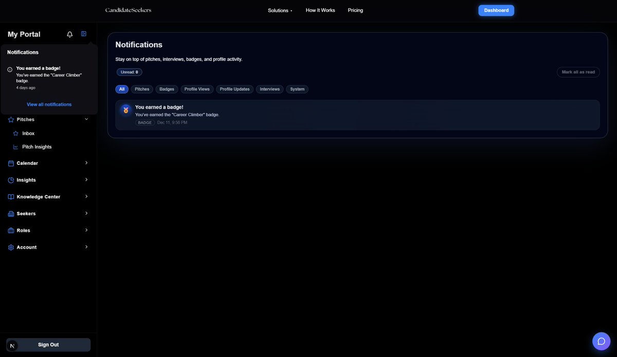 CandidateS2025's tweet photo. The candidate side of CandidateSeekers is now stable.

CandidateSeekers flips hiring so companies pitch to candidates instead of the other way around.

Free for candidates. Built for transparency.

https://t.co/XtgIhjIryr https://t.co/zpENRuhRmF