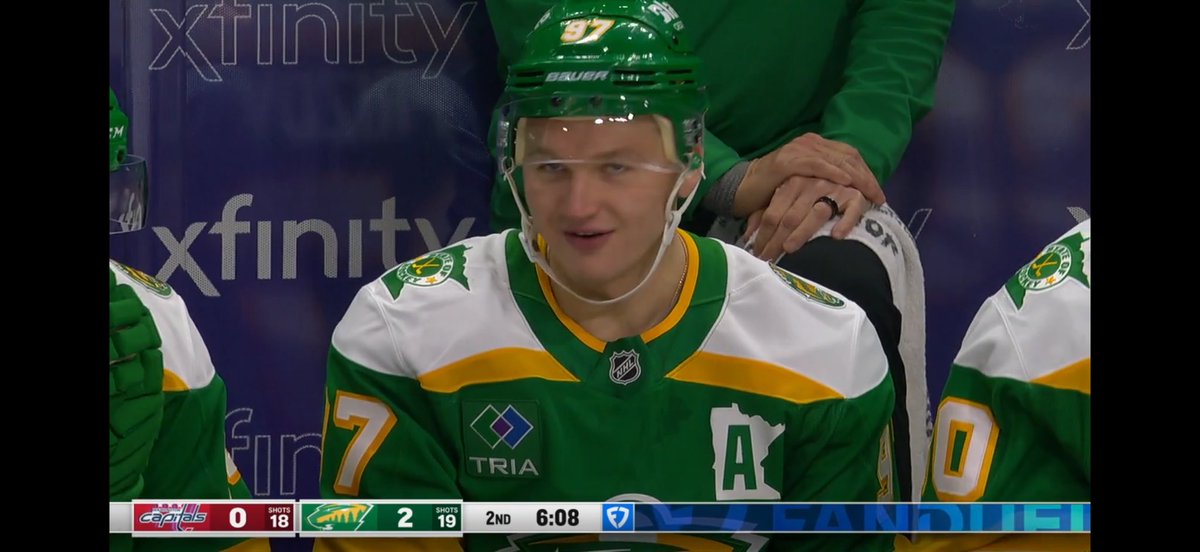 Bkru88's tweet photo. When you find out Billy G traded for Quinn Hughes #mnwild https://t.co/qSn1kFmPCy