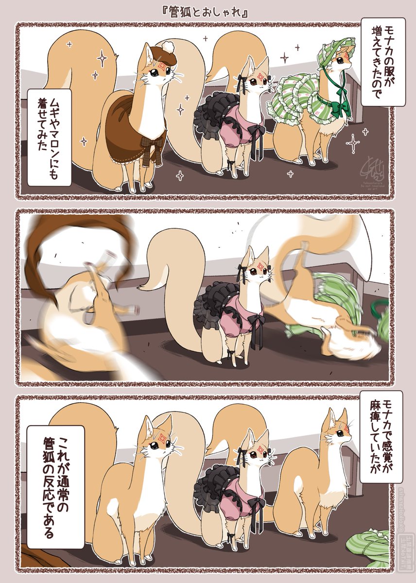 Post by 夜風さらら🦊管狐のモナカ✨発売中‼️ on X: (9/14)