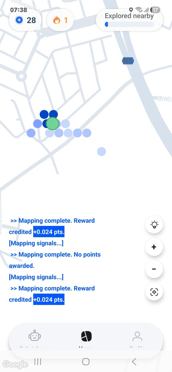 AInvestor_11's tweet image. How many points have you accumulated on @openmind_agi mapping ?

I used the app in first few days after it's launch then stopped due to busy schedule.

Just started mapping again today.
#OpenMind